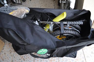 กระเป๋าใส่จักรยาน 16 นิ้ว และ 20 นิ้ว เนื้อผ้าหนาดี เก็บรถเรียบร้อย พร้อมหิ้วสะพายได้
